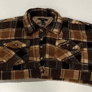 Women’s Forever 21 Cropped Shirt Jacket